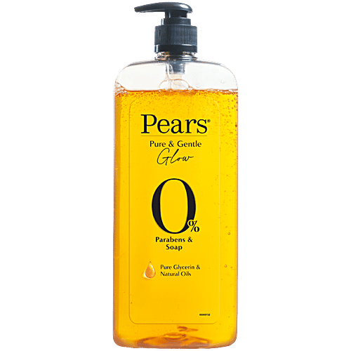 Pears Pure & Gentle Shower Gel, 750 ml With 98% Pure Glycerine, Pump Bottle, 100% Soap Free & No Parabens, SuperSaver XL