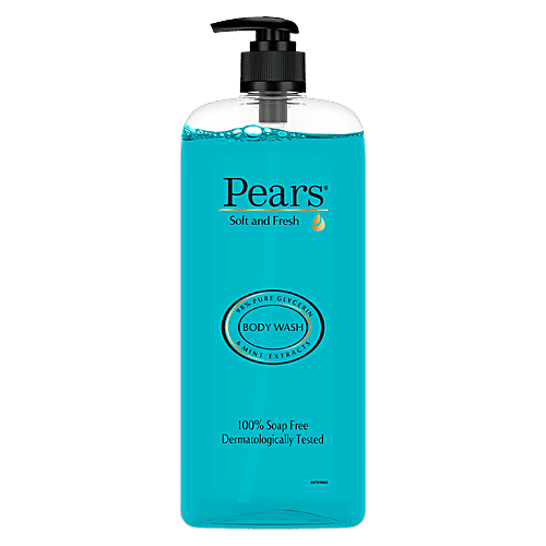 Buy Pears Soft & Fresh Shower Gel Glycerine, Mint Extract, Paraben Free, For Glowing Skin
