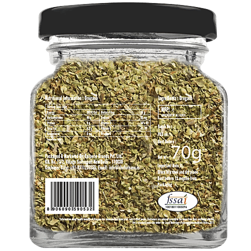 Chef Urbano Oregano - Italian Herbs, Rich In Anti-oxidants, Strengthens Immune System, 70 g  