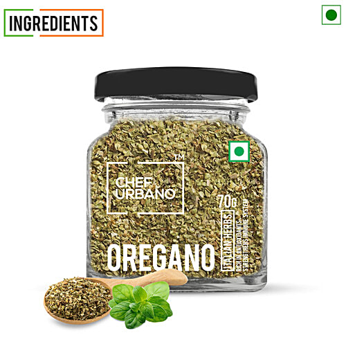 Chef Urbano Oregano - Italian Herbs, Rich In Anti-oxidants, Strengthens Immune System, 70 g  