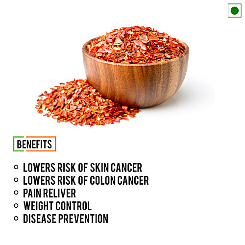 Chef Urbano Chilli Flakes - Italian Herbs, Anti-inflammatory, Improves Digestive Health, 100 g  