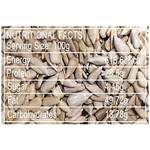 Chef Urbano Sunflower Seeds - Natural Superfood, Rich In Vitamins, Iron & Protein, Boosts Immunity, 500 g  
