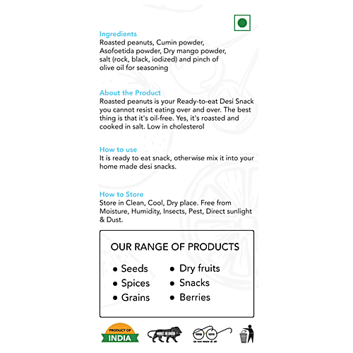 Buy Eatier Roasted Peanuts Heeng , Low Cholesterol Snacks Online at