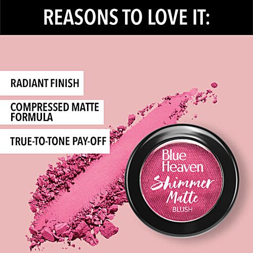 Blue Heaven Shimmer Matte Blush, 7 g 505 