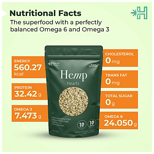 Buy Health Horizons Hemp Hearts With Fatty Acids, Perfectly Balanced