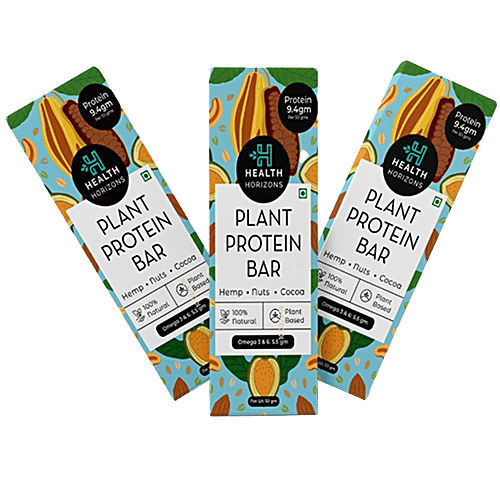 Buy Health Horizons Hemp Power Bar 20g Protein & 3g Fibre, With Dates