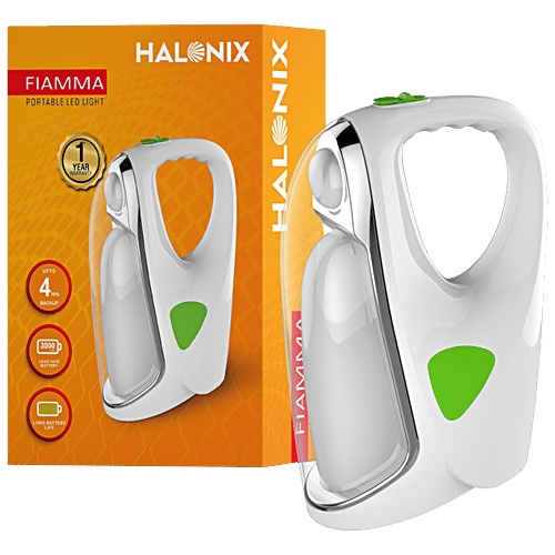 Halonix Fiamma Portable Rechargeable LED Emergency Light, 1 pc  