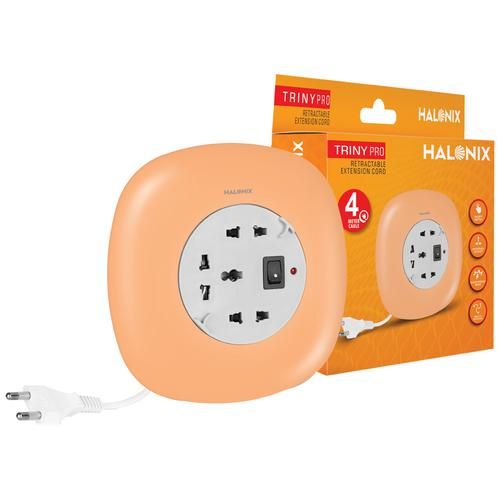 Buy Halonix Triny Pro Extension Cord - Polycarbonate, 4 mtr, With LED  Indicator Online at Best Price of Rs 399 - bigbasket