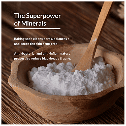 Lotus Botanicals Natural Baking Soda Deep Cleansing Face Wash - Deep Pore Cleanser, Helps Clear Acne, Pimples & Blackheads, 180 ml