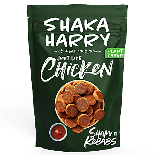 Shaka Harry Just Like Chicken Shami Kebabs - Plant Based Meat, Vegan, 250 g