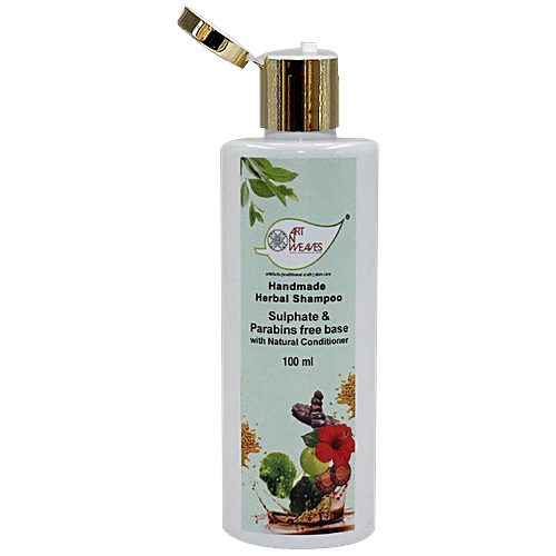 ArtNWeaves Handmade Herbal Shampoo - With Natural Conditioner, Sulphate & Paraben Free, 100 ml