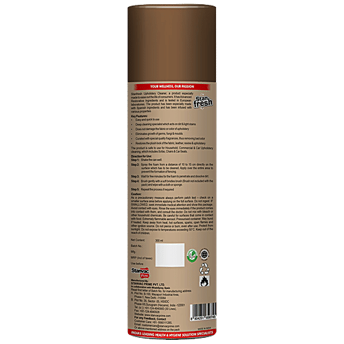 Stanfresh Upholestery Cleaner - Instant Deep Cleaning, For Curtain,Carpets, Leatherite & Fabrics, 300 ml