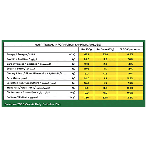 IMPRESSO Classic Peanut Butter - Creamy, Natural, High Protein, Dairy Free, 340 g Jar 