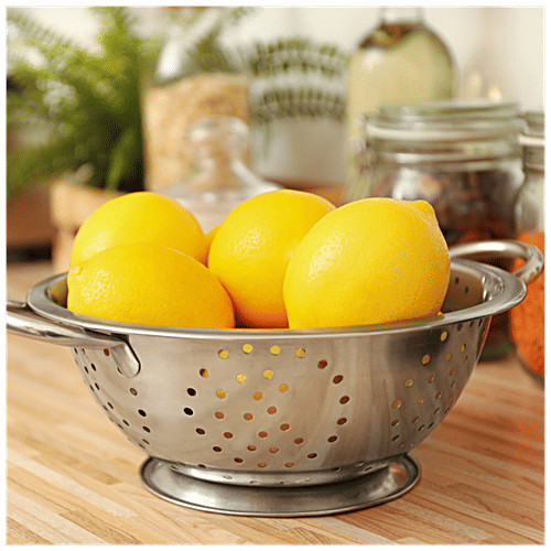 Fackelmann Multipurpose Stainless Steel Deep Colander - Easy Grip Handles, 1 pc