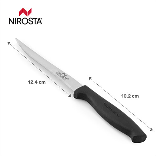 Fackelmann Nirosta Stainless Steel Fine Serration Tomato Knife | Uniform Slicing, 1 pc