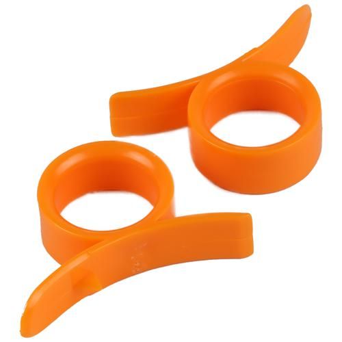 Fackelmann Citrus & Orange Fruit Plastic Peeler - High Quality, 5.4 cm, 1 pc  