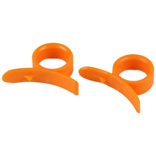 Fackelmann Citrus & Orange Fruit Plastic Peeler - High Quality, 5.4 cm, 1 pc  