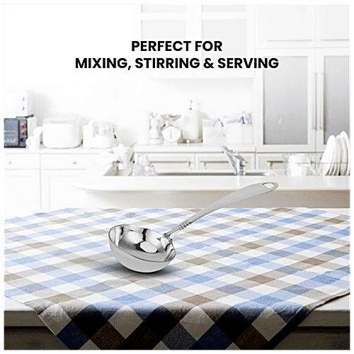 Fackelmann Happy Kitchen 100% Food-Grade Stainless Steel Ladle, 1.4 mm, 1 pc