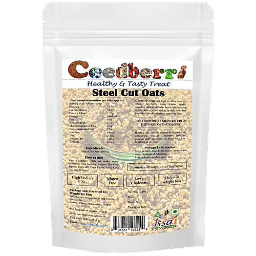 Buy Ceedberri Steel Cut Oats Glutenfree, Helps In Weight Loss
