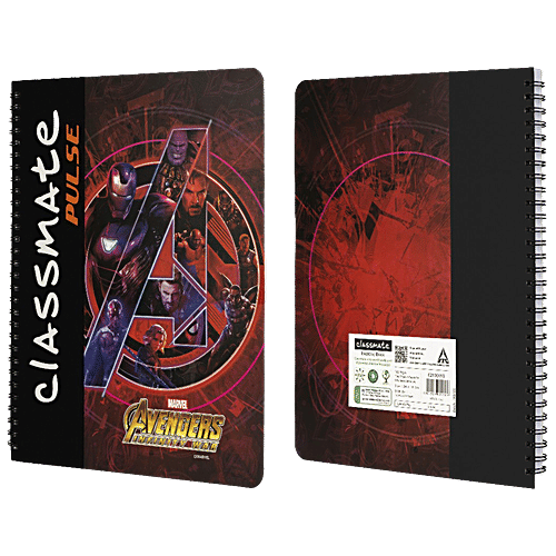 Classmate Ruled Single Line 180 Pages Spiral Binding Pulse Notebook, 1 pc Spiral Binding
Elemental Chlorine Free Paper
Unruled