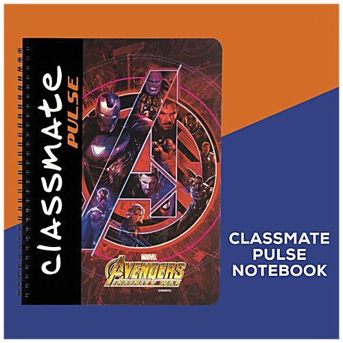 Classmate Ruled Single Line 180 Pages Spiral Binding Pulse Notebook, 1 pc Spiral Binding
Elemental Chlorine Free Paper
Unruled