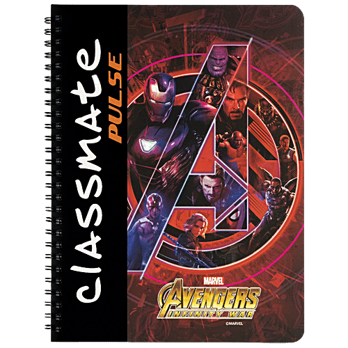 Classmate Ruled Single Line 180 Pages Spiral Binding Pulse Notebook, 1 pc Spiral Binding
Elemental Chlorine Free Paper
Unruled