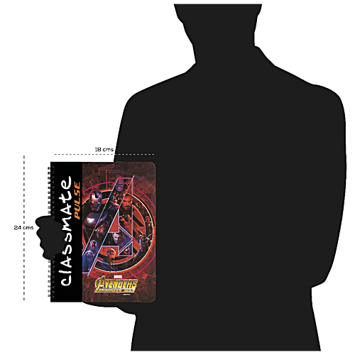 Classmate Ruled Single Line 180 Pages Spiral Binding Pulse Notebook, 1 pc Whiter, Brighter Paper
Divided into 5 Parts
Durable Spiral Binding