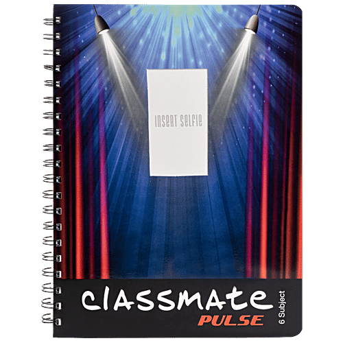 Classmate Notebook - Ruled, Single Line, 203 mm x 267 mm, Spiral Binding, 302 Pages, 1 pc  Premium Quality
 Convenient for Recording