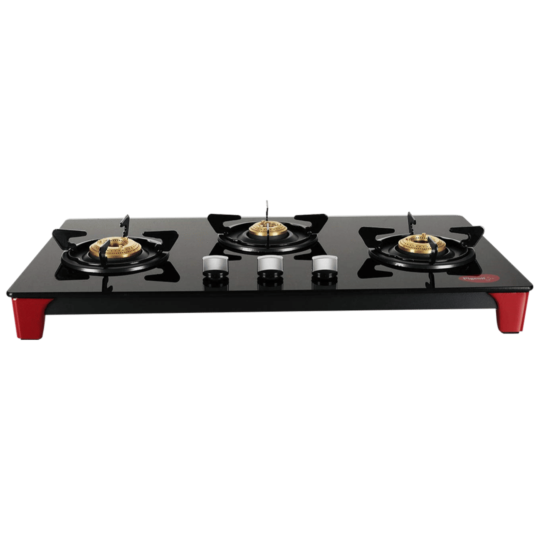 Buy Pigeon by Stovekraft Infinity 3 Burner Gas Stove, Cooktop With