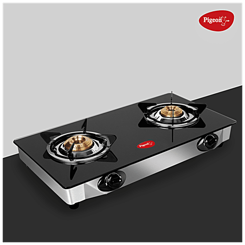 Buy Pigeon by Stovekraft Favourite 2 Burner Gas Stove, High Powered