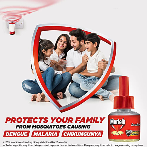 Mortein SMART Mosquito Repellent, Combo Pack, 5 pcs (Machine + 4 Refills x 45ml) 