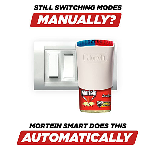 Mortein SMART Mosquito Repellent, Combo Pack, 5 pcs (Machine + 4 Refills x 45ml) 