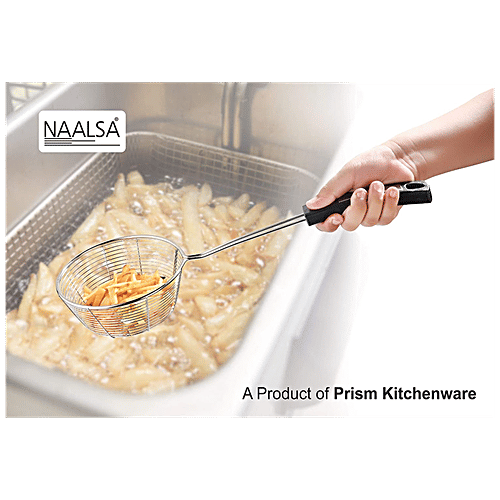 Buy NAALSA Deep Fry Strainer Titan, For Fries, Pakoras & Meat, 14 cm