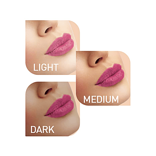 MyGlamm LIT Liquid Velvet Matte Lipstick, 3 ml Yummy 