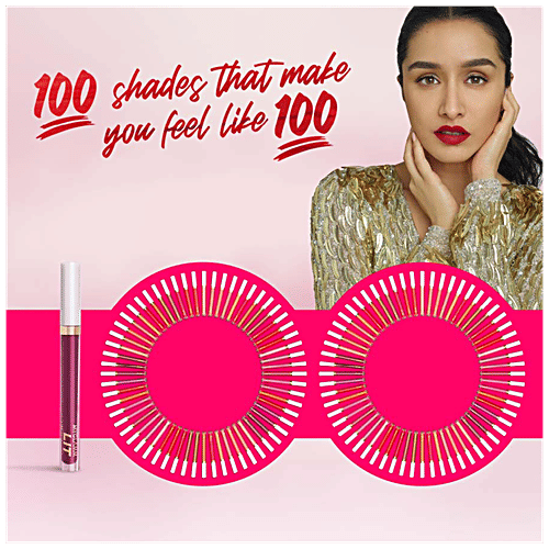 MyGlamm LIT Liquid Matte Lipstick, 3 ml Holmes