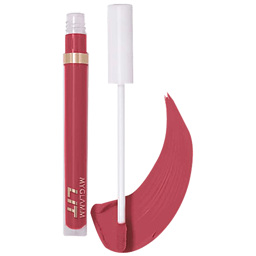 MyGlamm LIT Liquid Matte Lipstick, 3 ml Holmes