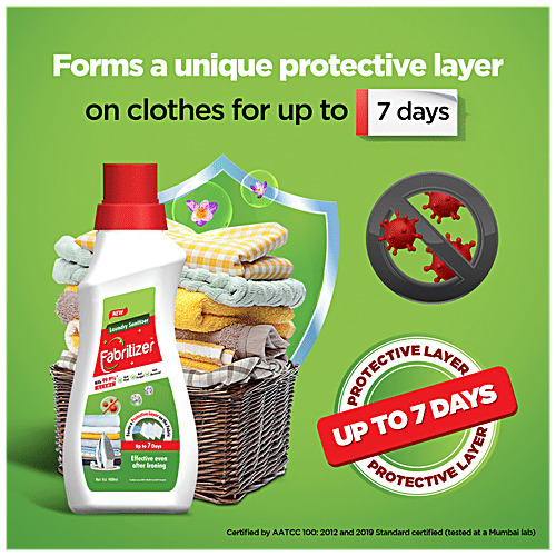Buy FABRITIZER Laundry Sanitizer Kills 99.9 Germs, Antiviral, Antifungal, Antibacterial