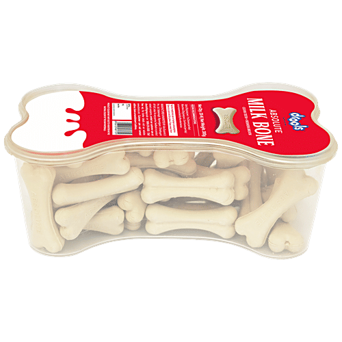 Drools Absolute Milk Bone Dog Treats, 300 g (20 pcs) Mouth-watering
Chewy texture
