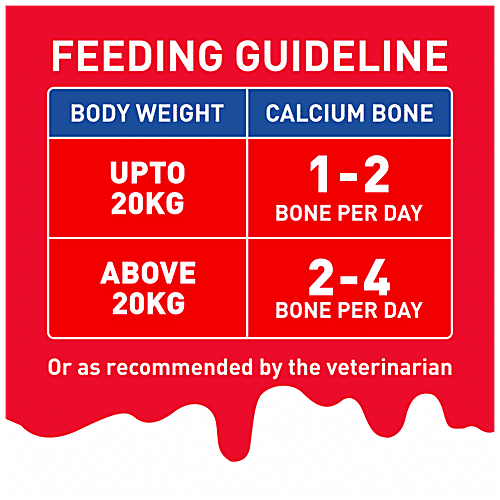 Drools Absolute Milk Bone Dog Treats, 300 g (20 pcs) Mouth-watering
Chewy texture