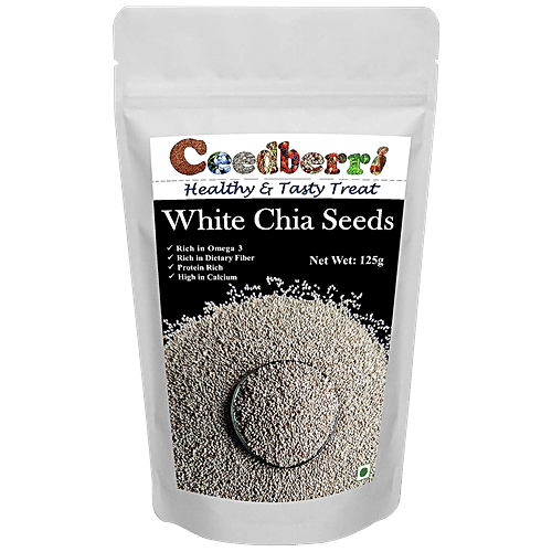 Buy Ceedberri White Chia Seeds Rich In Omega 3, Dietary Fiber, High