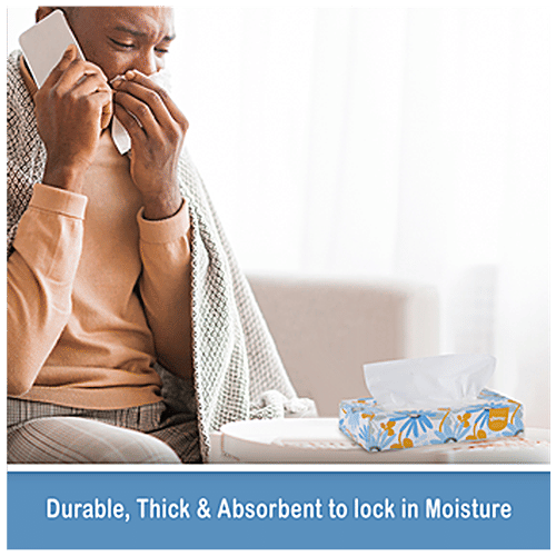 Buy Kleenex Facial Tissues 2 Ply, 100 Virgin Pulp, Absorbent, Lint