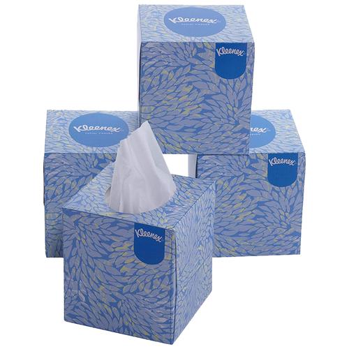 Buy Kleenex Cube Facial Tissues - 2 Ply,100% Virgin Pulp, Highly ...