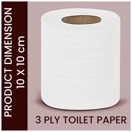 Toilet Paper Toilet Roll Tissue Napkins Household Kitchen Paper White 10 Rolls Paper Hand Towels 