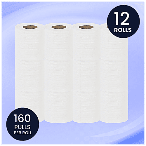 Kleenex Bathroom Tissue Rolls - 2 Ply, 160 pcs (Pack of 12) 