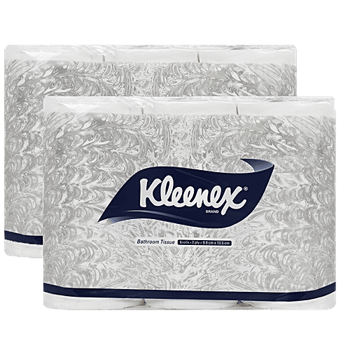 Kleenex Bathroom Tissue Rolls - 2 Ply, 160 pcs (Pack of 12) 