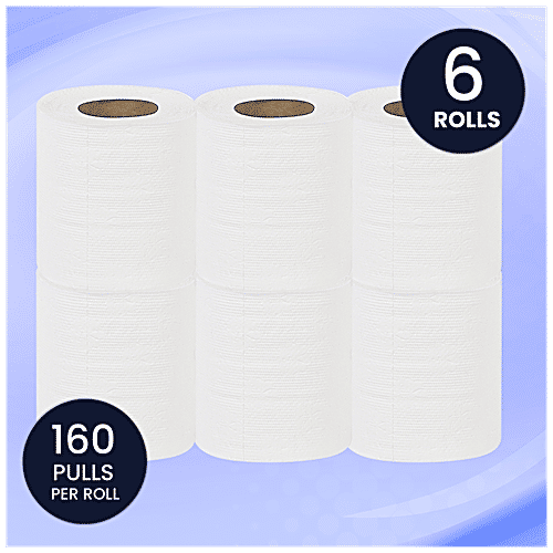 Kleenex Bathroom Tissue Rolls - 2 Ply, 6 pcs (160 Pulls each)
