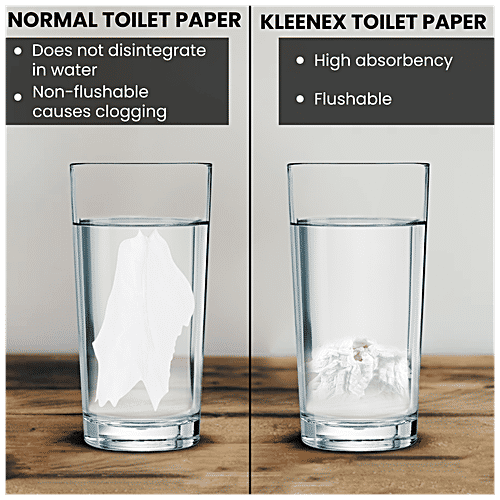 Kleenex Bathroom Tissue Rolls - 2 Ply, 6 pcs (160 Pulls each)