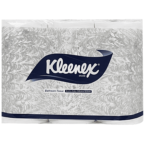 Kleenex Bathroom Tissue Rolls - 2 Ply, 6 pcs (160 Pulls each)