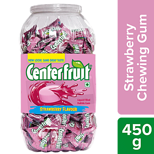 Buy Center Fruit Chewing Gum Delicious, Strawberry Flavour Online at Best Price of Rs null