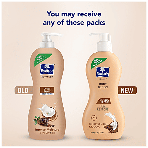 Buy Parachute Advansed Body Lotion, 100 Natural Moisturiser, Cocoa